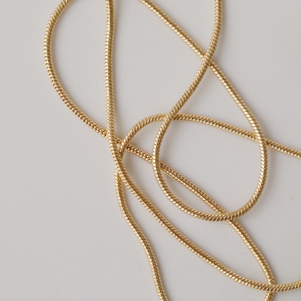 Thin Snake Chain | 18k Gold Filled - Picture 2 of 13